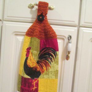 Crochet-topped Tea Towel